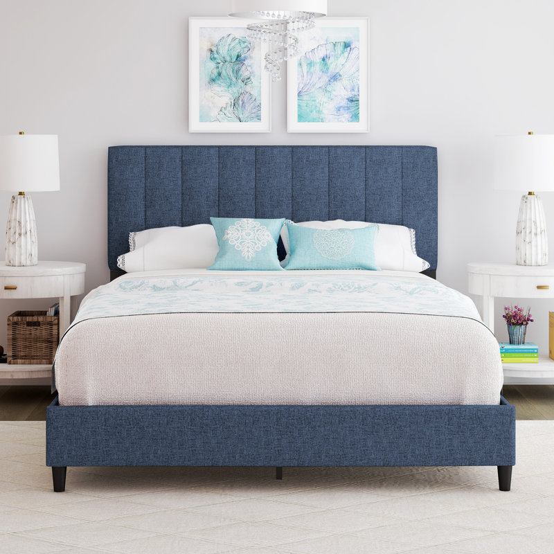 Wayfair linen bed discount